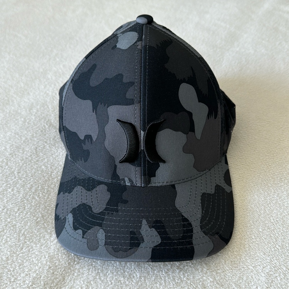 Hurley Phantom CAMO Nike Dri-Fit FlexFit Hat Sz L/XL